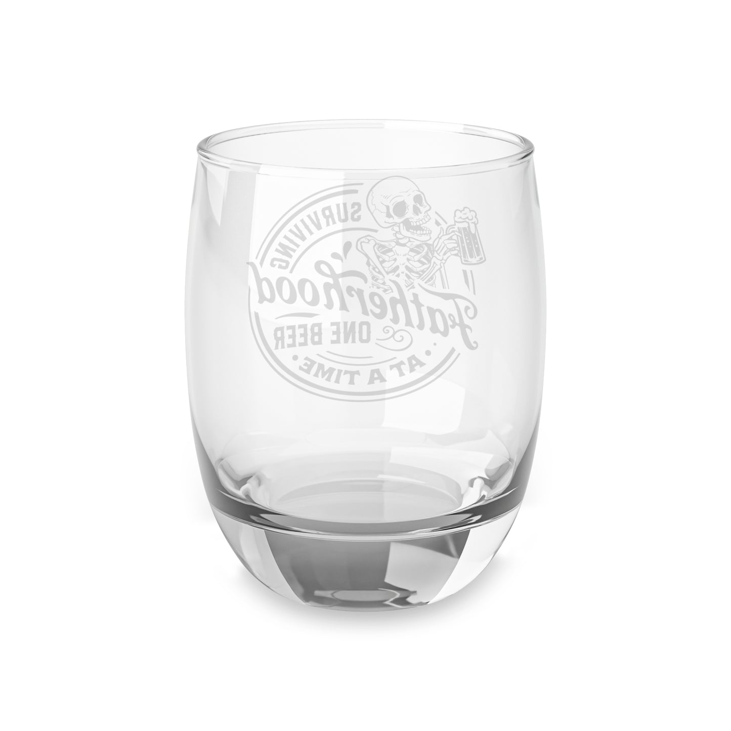 SURVIVING FATHERHOOD ONE DRING AT A TIME WHISKEY GLASS