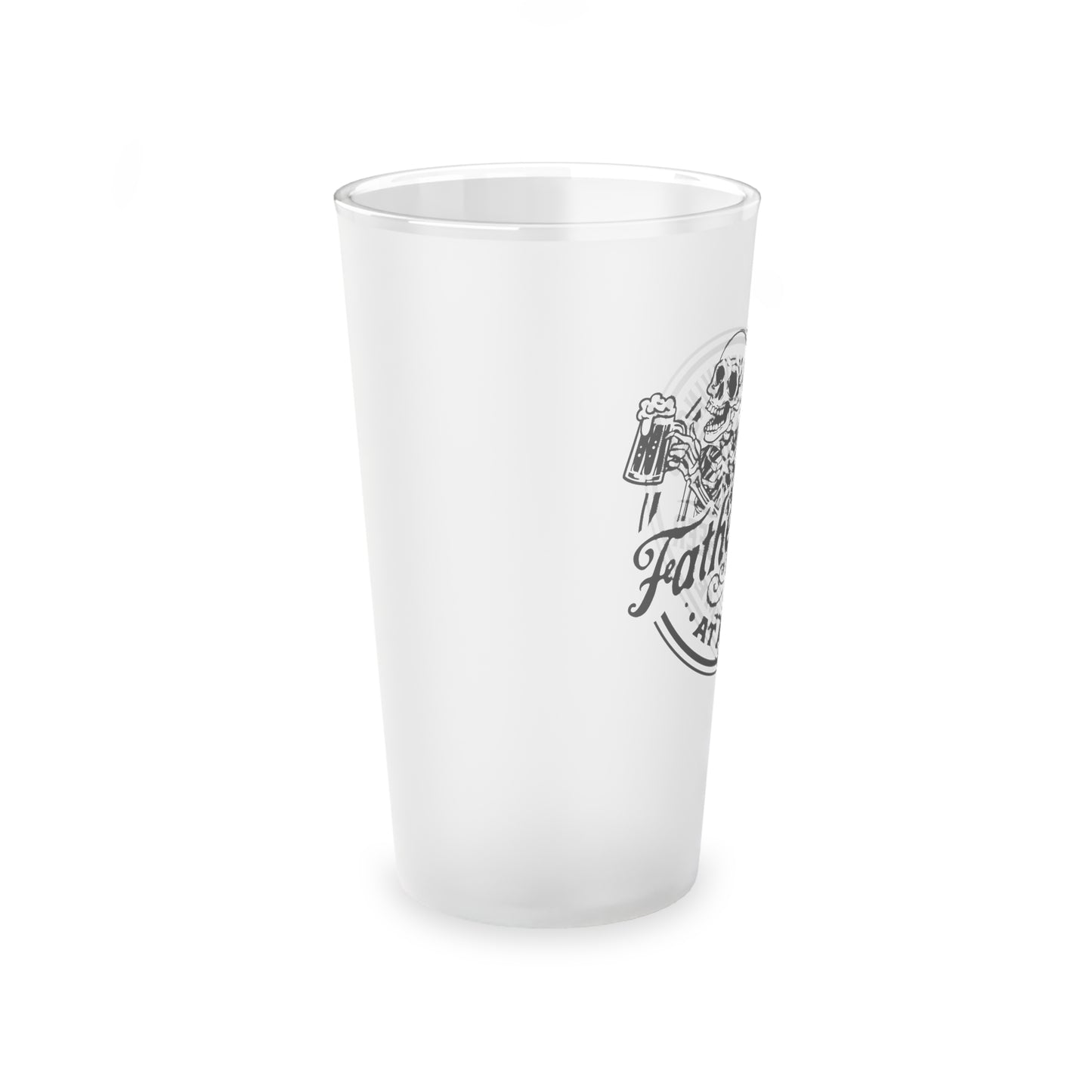 SURVIVING FATHERHOOD ONE BEER AT A TIME Frosted Pint Glass, 16oz