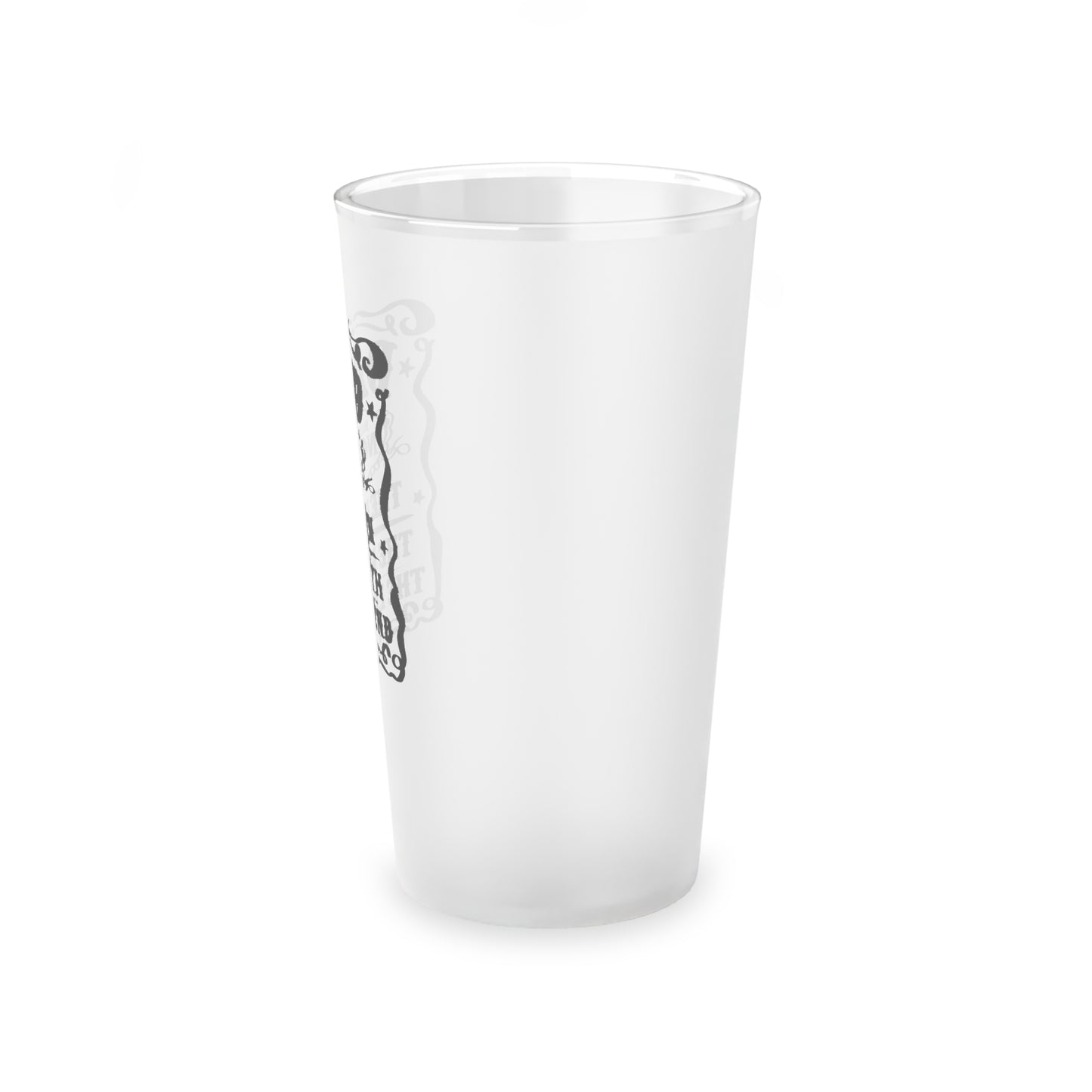 DAD THE MAN THE MYTH THE LEGEND Frosted Pint Glass, 16oz