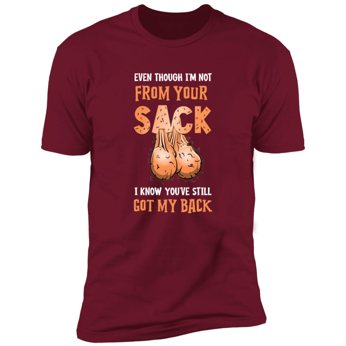 NOT FROM YOUR SACK I KNOW YOU GOT MY BACK T-SHIRT