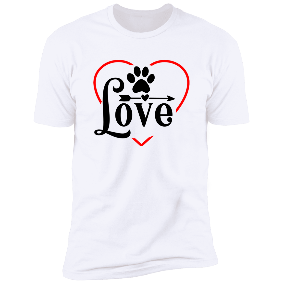 LOVE WITH HEART & PAWPRINT