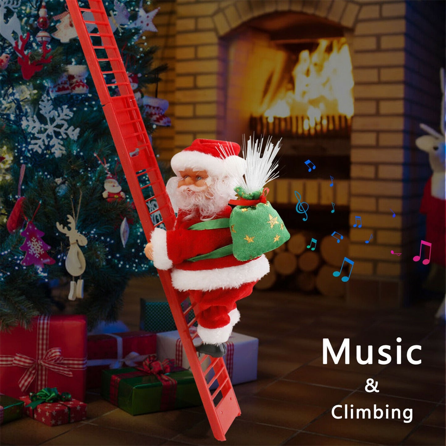 Magical Climbing Santa