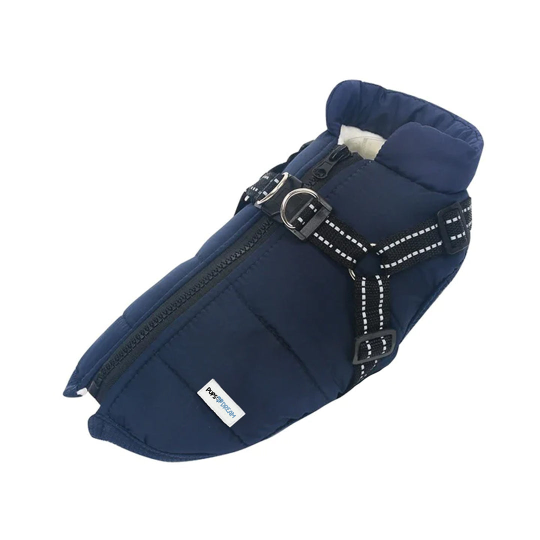 Cozy Waterproof Fleece Jacket for Dogs