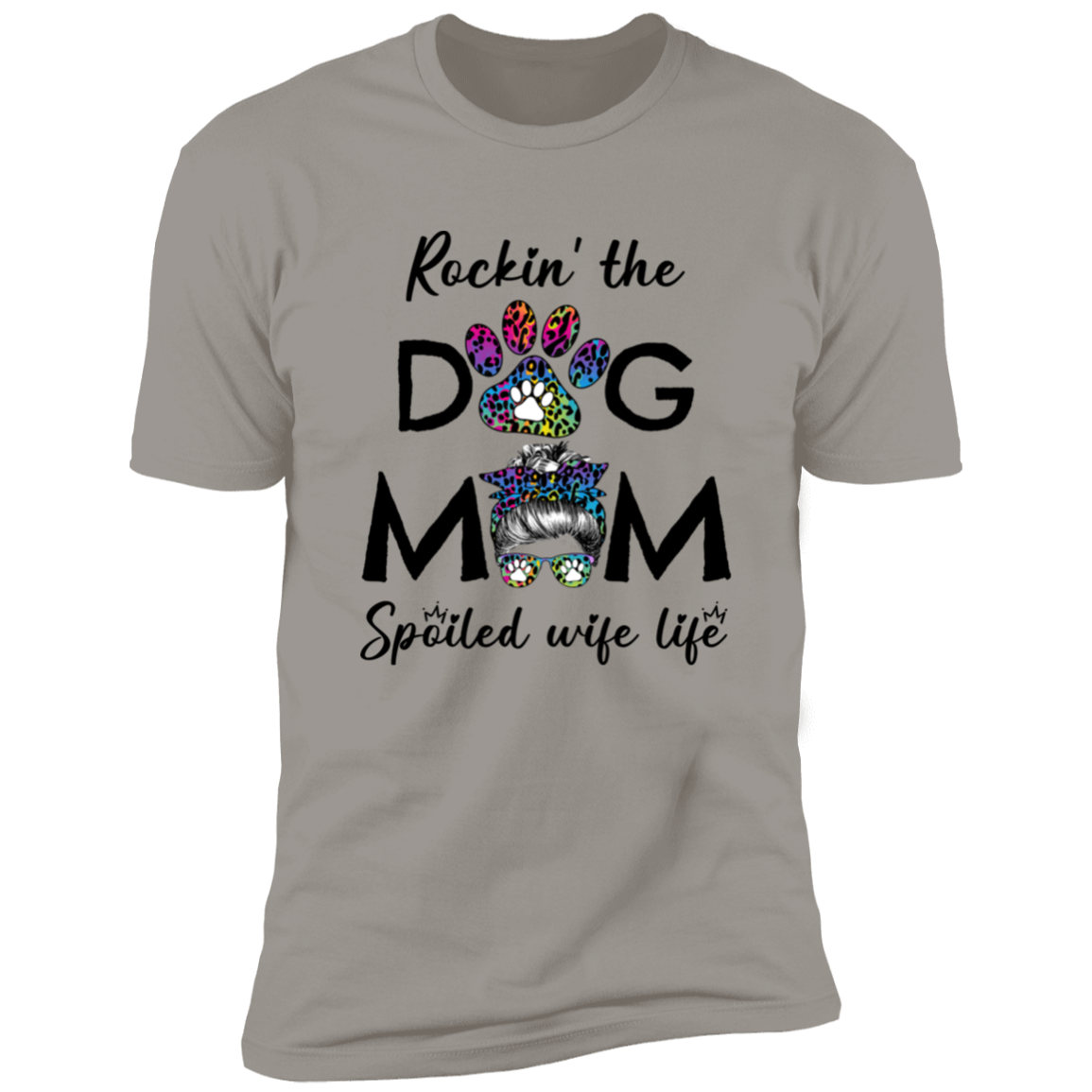 ROCKIN' THE DOG MOM T-SHIRT