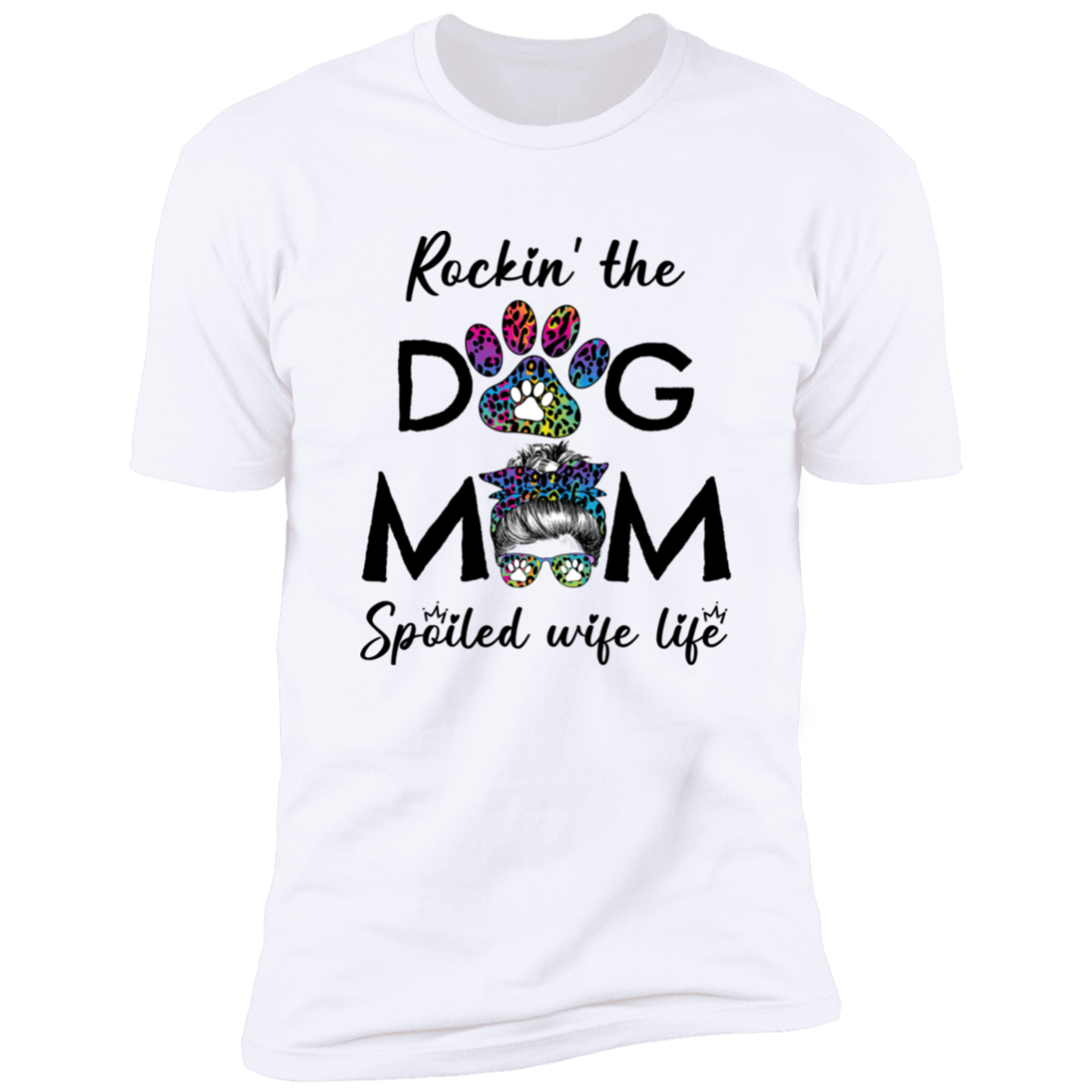 ROCKIN' THE DOG MOM T-SHIRT