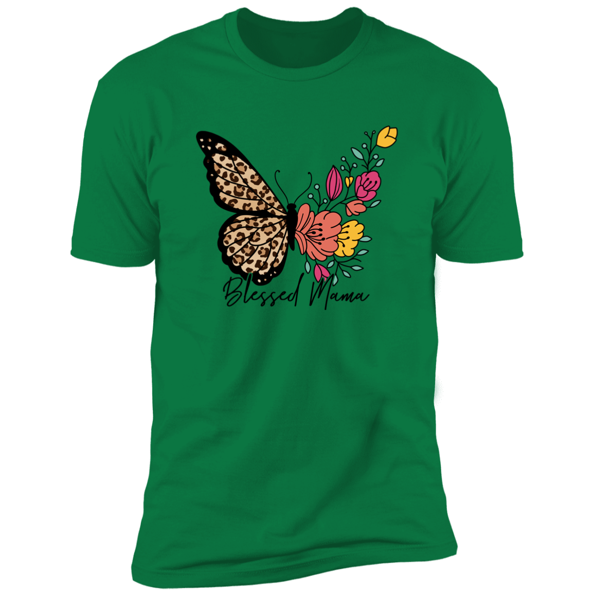 BLESSED MOM BUTTERFLY T-SHIRT