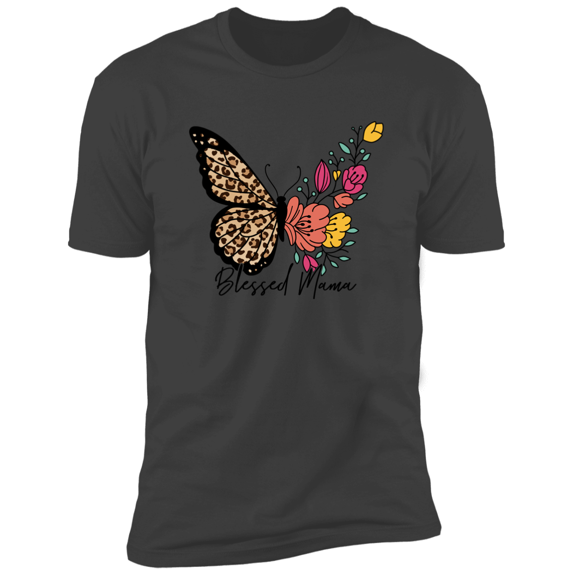 BLESSED MOM BUTTERFLY T-SHIRT