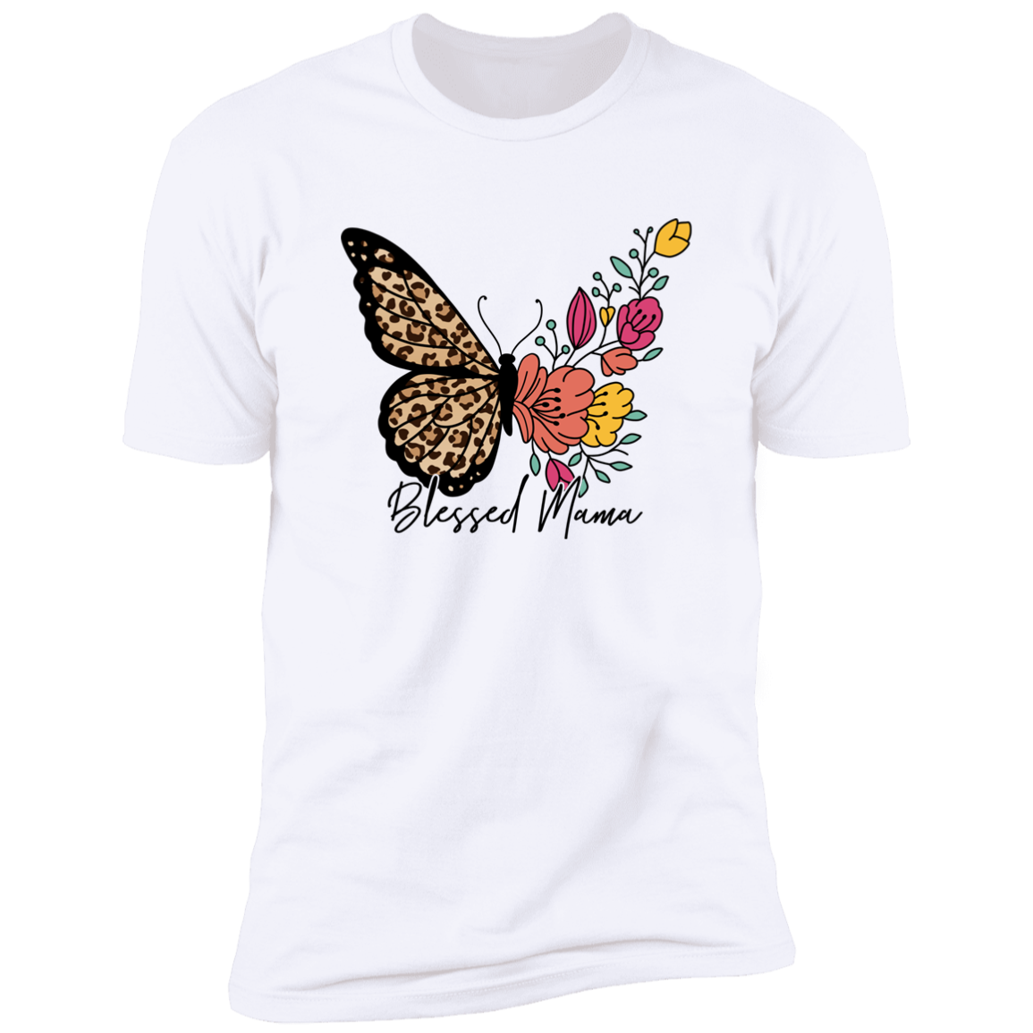 BLESSED MOM BUTTERFLY T-SHIRT