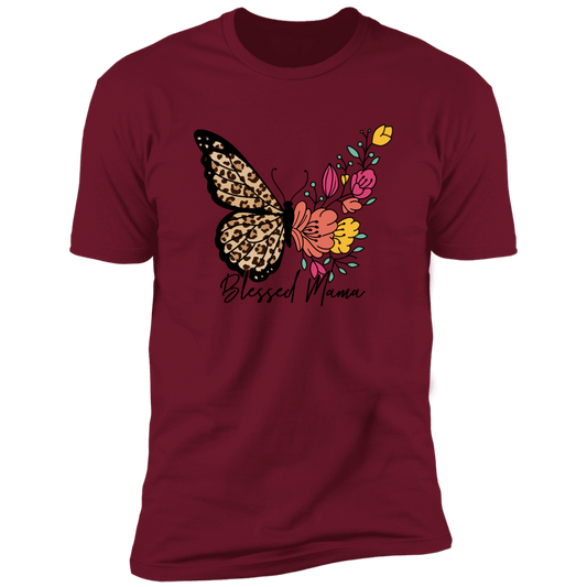 BLESSED MOM BUTTERFLY T-SHIRT