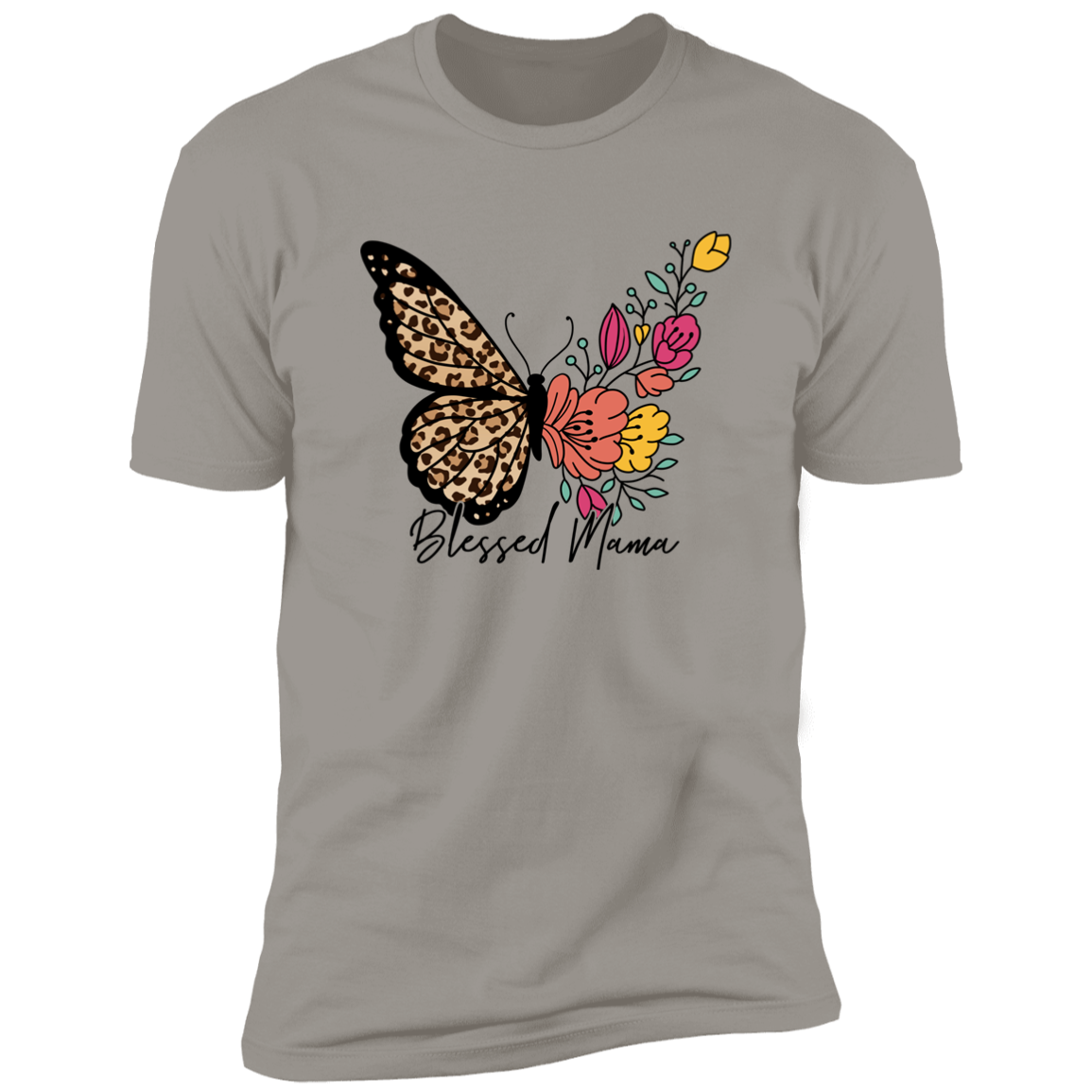 BLESSED MOM BUTTERFLY T-SHIRT