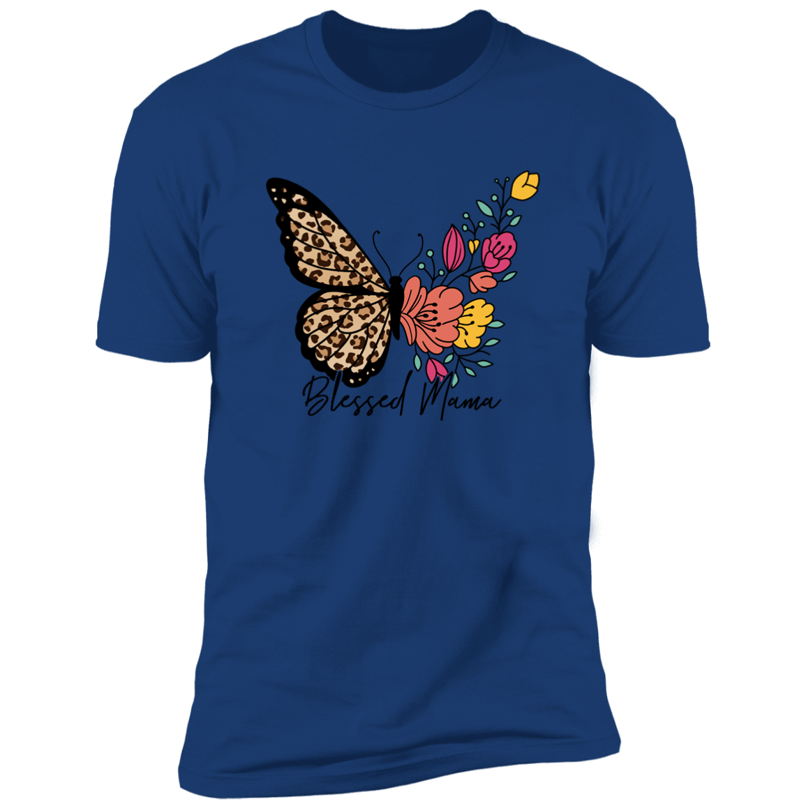 BLESSED MOM BUTTERFLY T-SHIRT