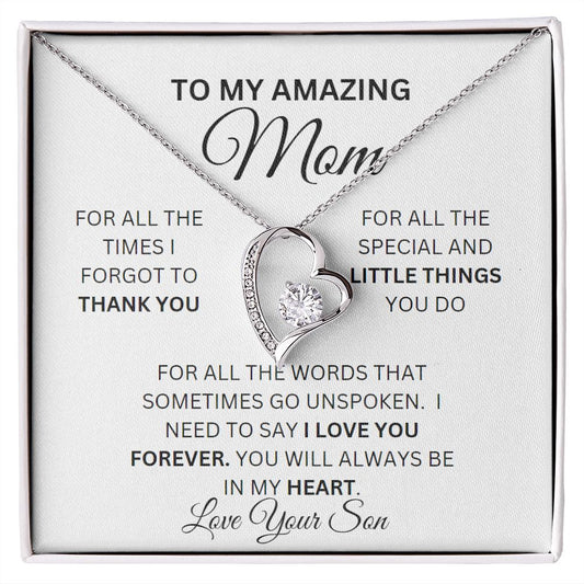 AMAZING MOM THANK YOU | FOREVER LOVE | SON